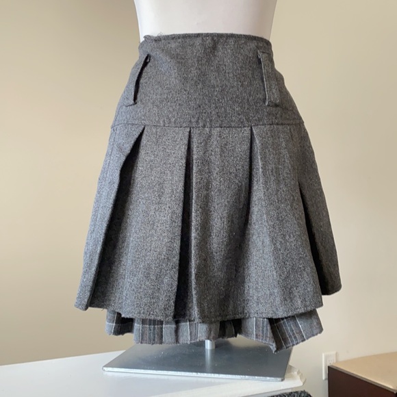 pleated layered skirt - Picture 3 of 5